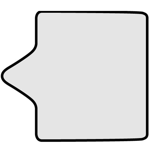 Hill-Rom/Borning Genesis Foot V-cut 36" Square Birthing Bed Pad