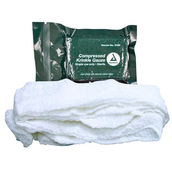 Dynarex Compressed Krinkle Gauze Bandage (100/Case)