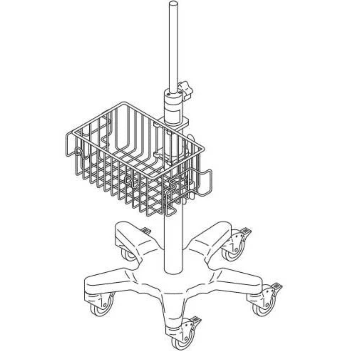 Stryker SmartPump Tourniquet Rolling Stand - Certified Refurbished