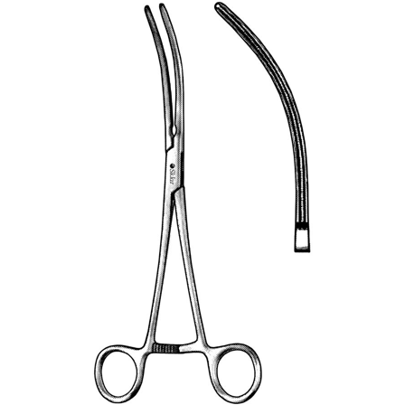 Sklar Cardiovascular DeBakey Coactation Clamp