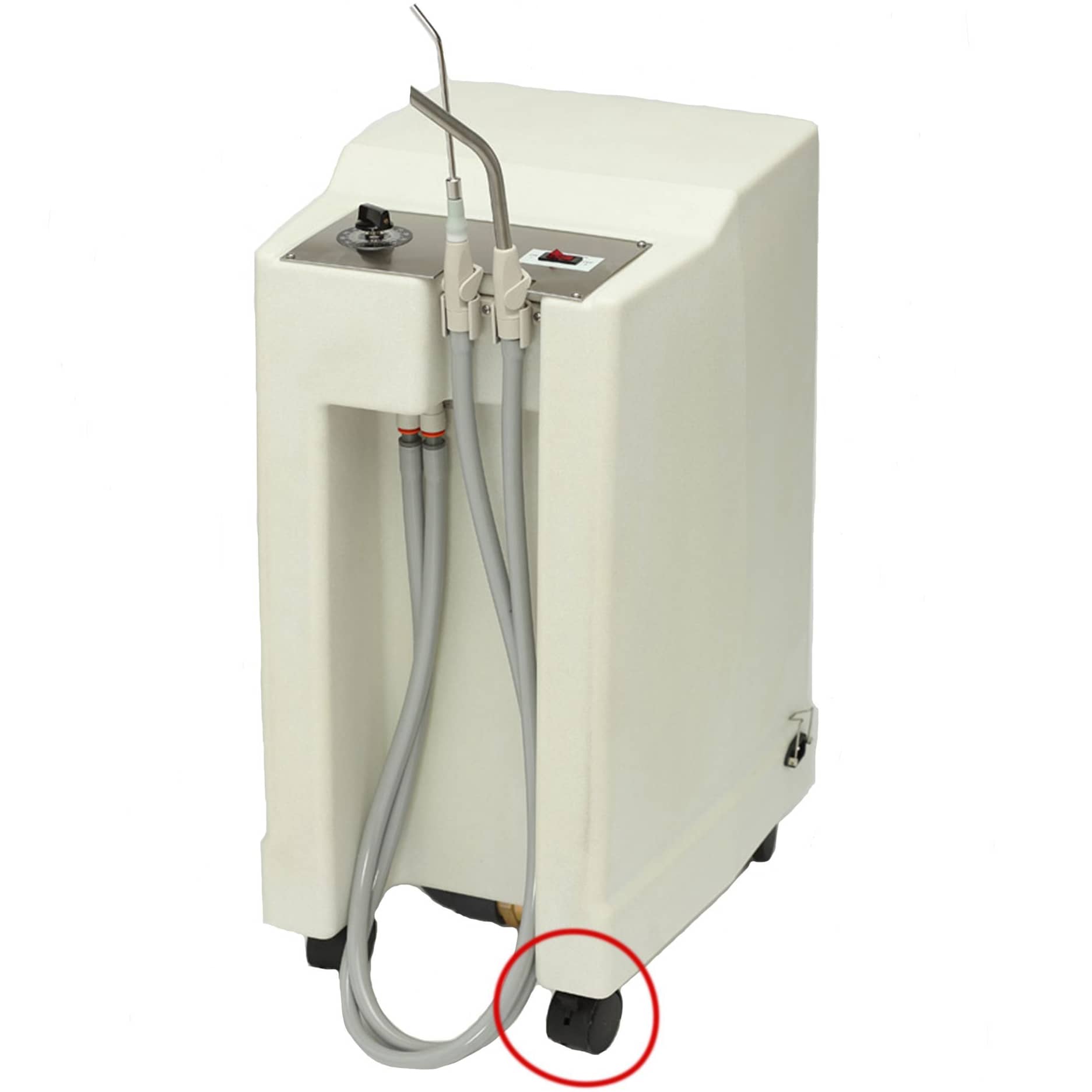 PortoDent II Optional Handles and Larger Casters