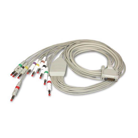 Schiller ECG Patient Resting Cable with Banana Plug