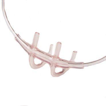 Salter Labs Adult Dual, Oral/Nasal Airflow Pressure/Snore Monitoring Cannula - No Wire in Oral Prongs (25/Case)