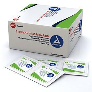 Dynarex Sterile Alcohol Prep Pad
