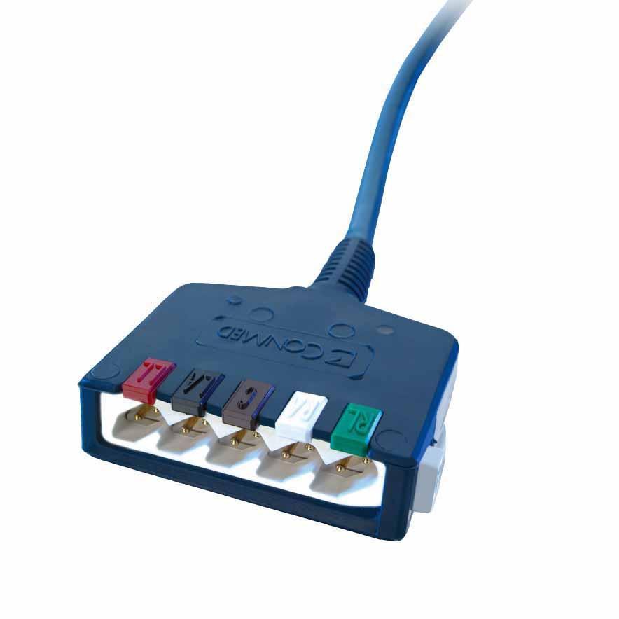 ConMed D-Series Individually Shielded 3-Lead ECG Safety Cable System