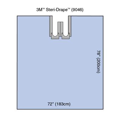 3M Steri-Drape Bilateral Split Sheet (15/Box)