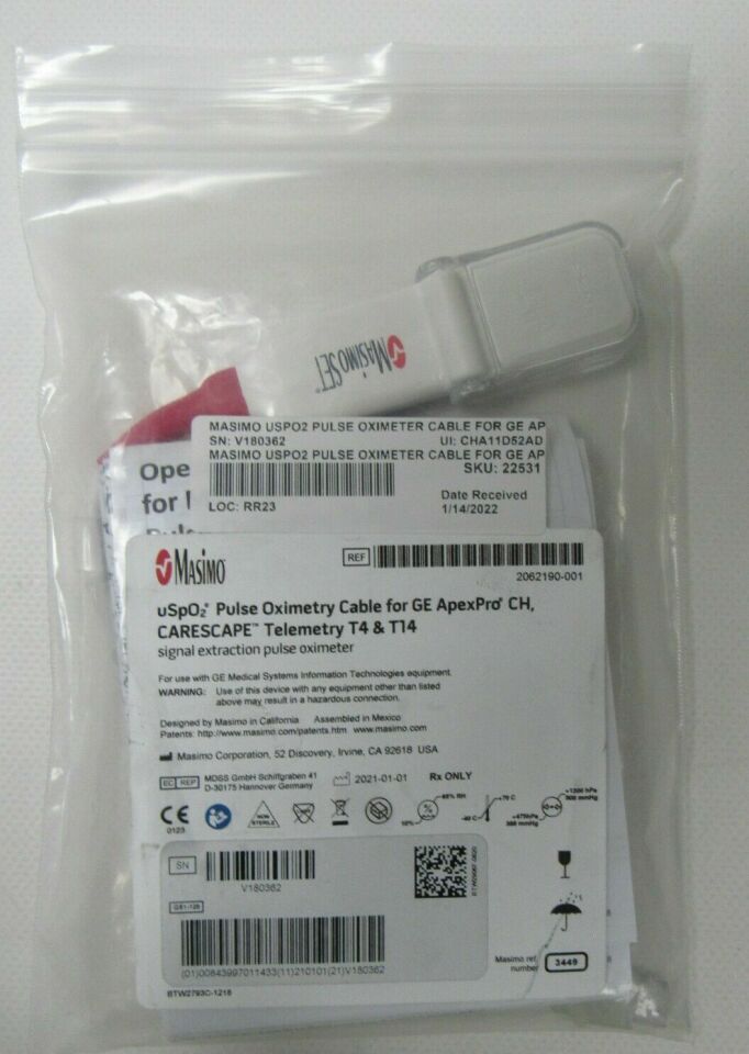 MASIMO USPO2 2062190-001 SPO2 Probe