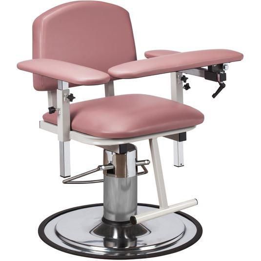 CLINTON H Series Padded Hydraulic Blood Draw Chair #6310 Blood Donor Chair